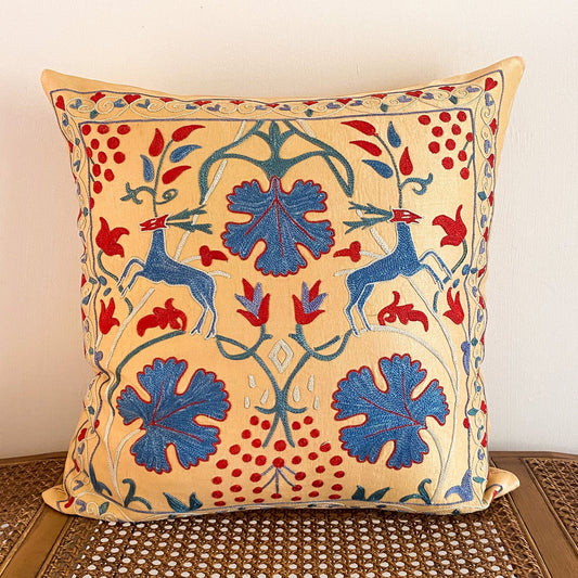 Silk Suzani Cushion Cover