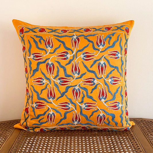 Silk Suzani Cushion Cover