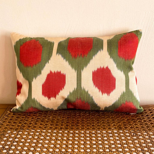 Silk Ikat Double Sided Cushion Cover