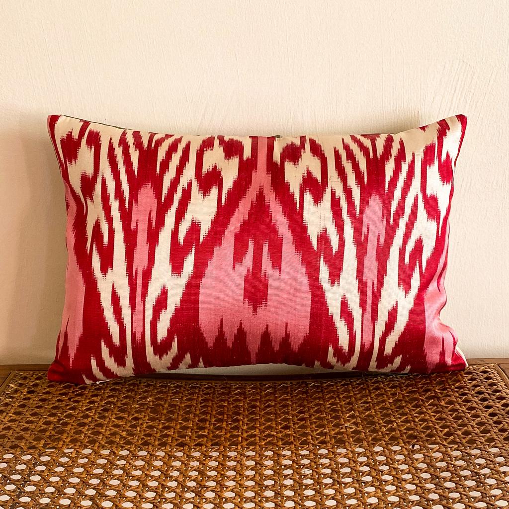 Silk Ikat Double Sided Cushion Cover