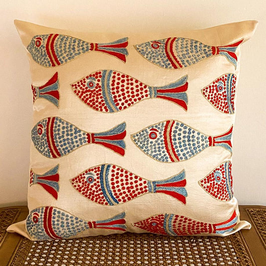 Silk Suzani Cushion Cover