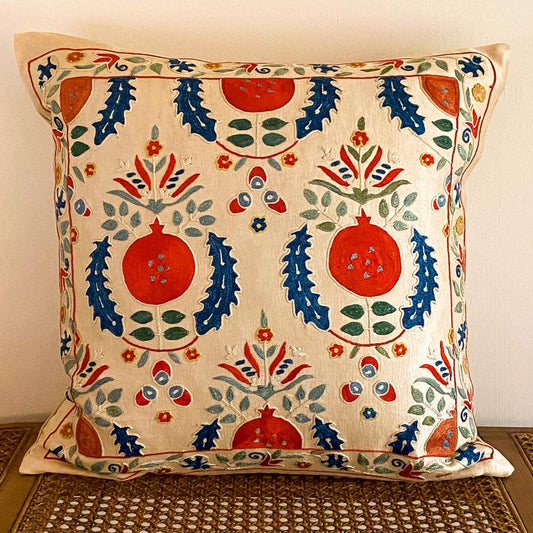 Silk Suzani Cushion Cover