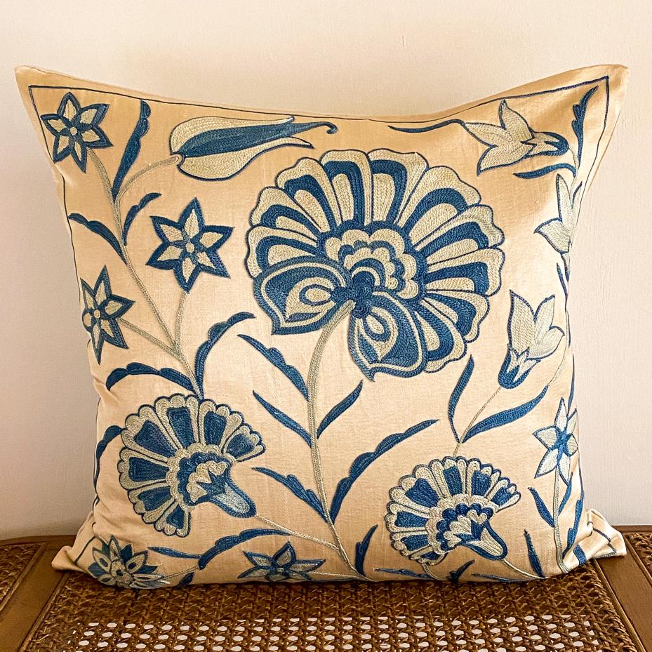 Silk Suzani Cushion Cover