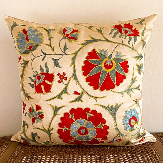 Silk Suzani Cushion Cover