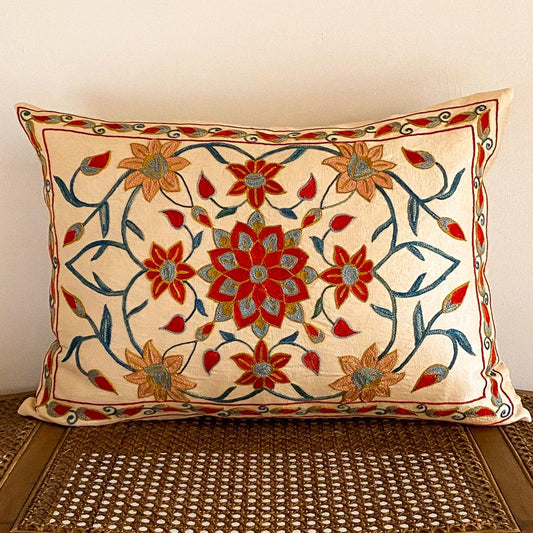 Silk Suzani Cushion Cover