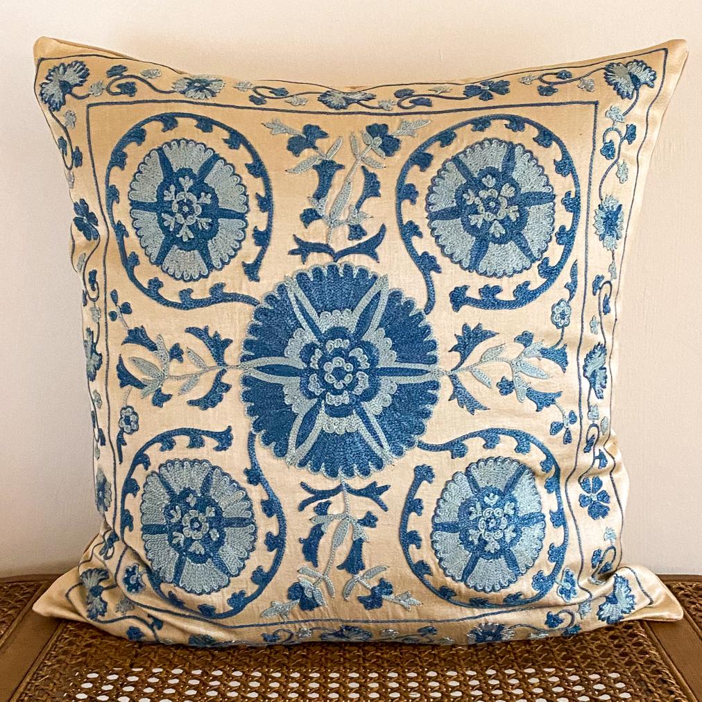 Silk Suzani Cushion Cover