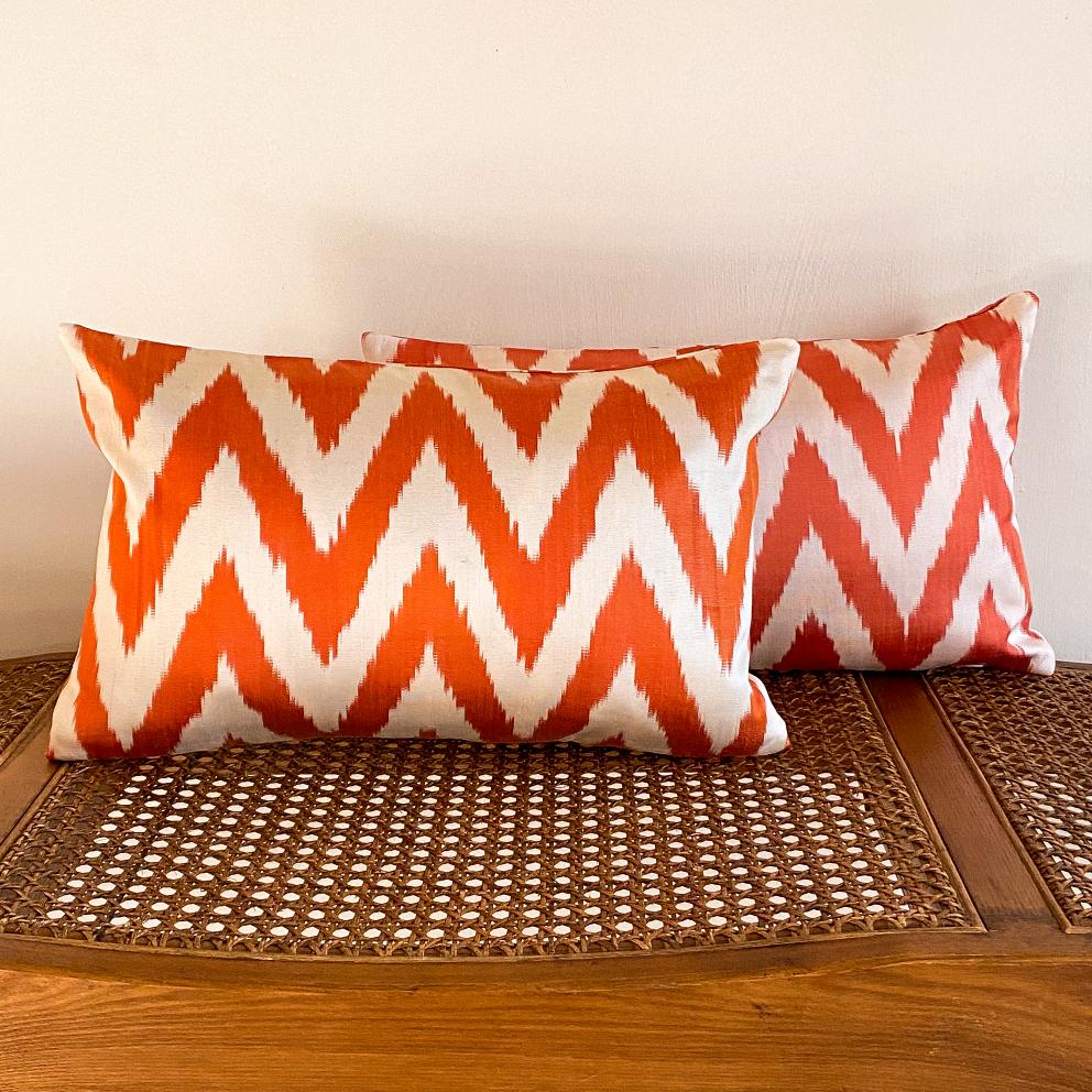 Silk Ikat Cushion Cover