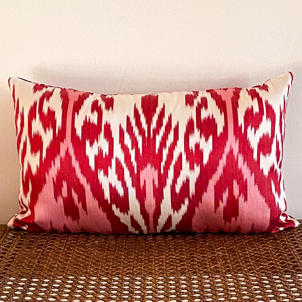 Silk Ikat Double Sided Cushion Cover