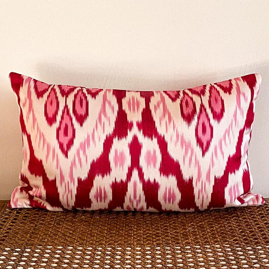 Silk Ikat Double Sided Cushion Cover