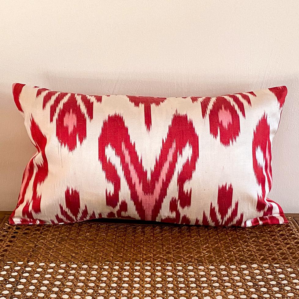 Silk Ikat Double Sided Cushion Cover