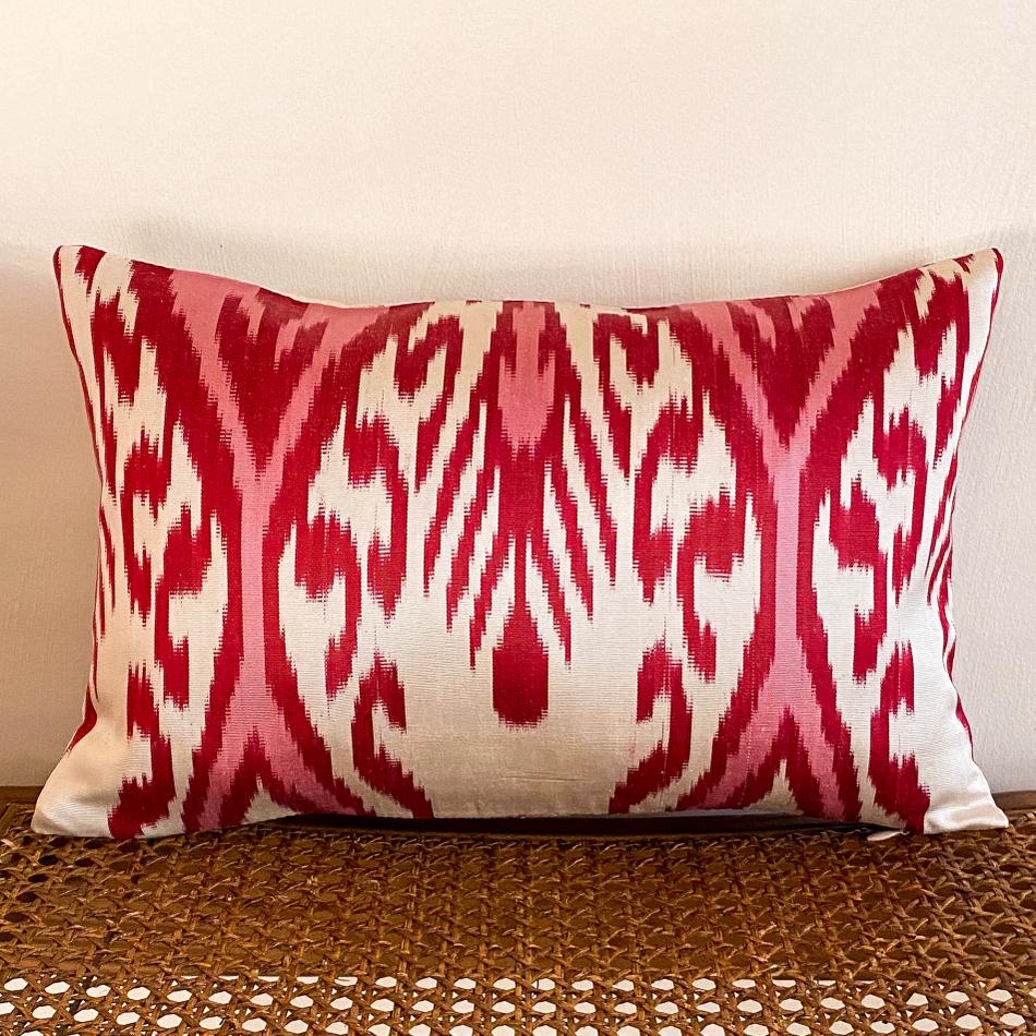 Silk Ikat Double Sided Cushion Cover