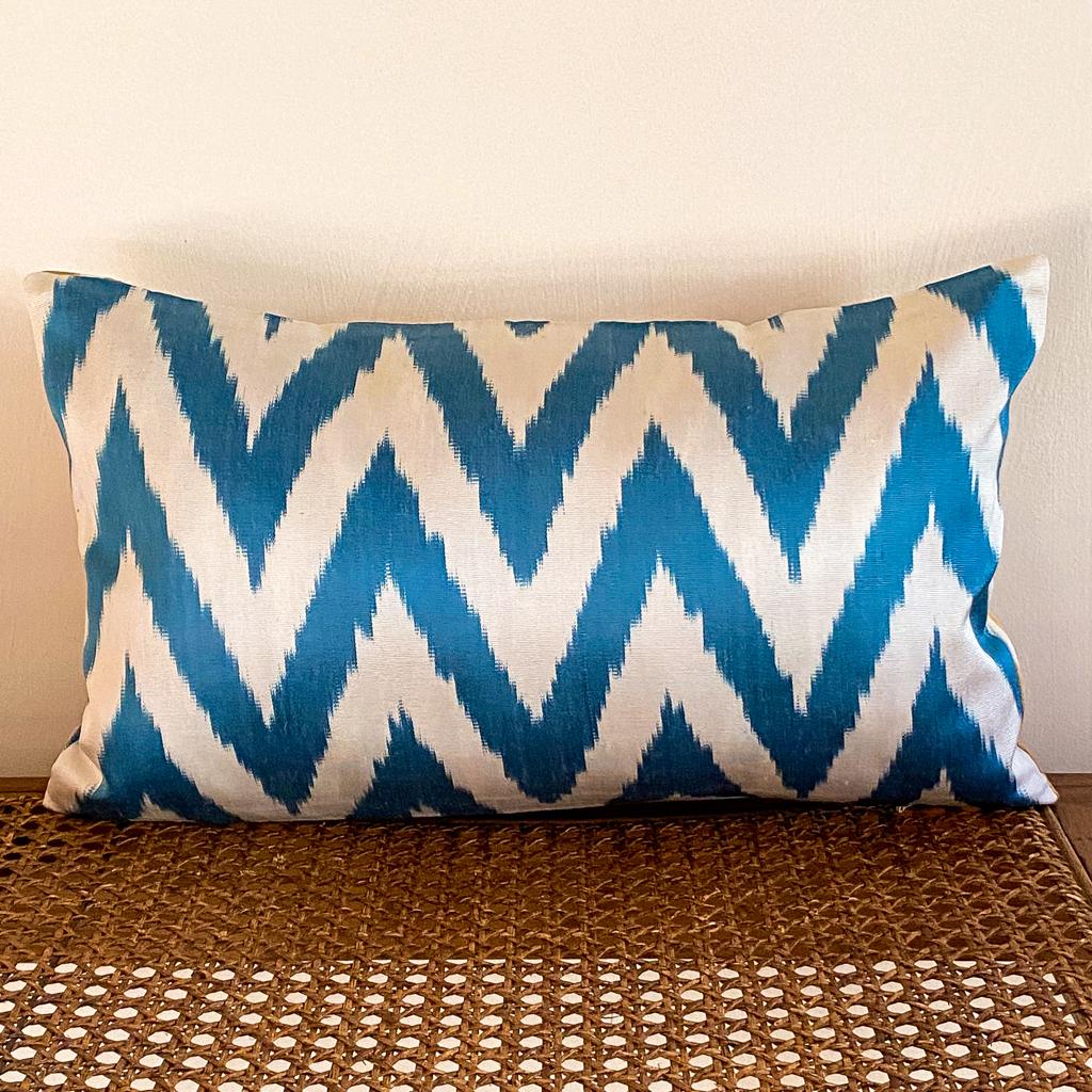 Silk Ikat Double Sided Cushion Cover